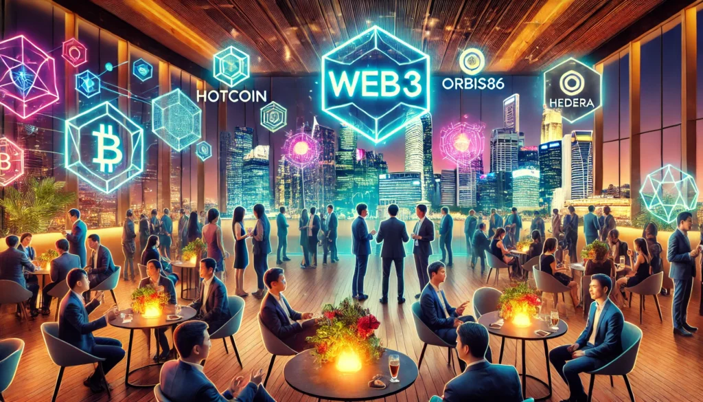 Hotcoin Takes Center Stage at Singapore’s Web3 Networking Mixer: Orbis86 x Hotcoin x Hedera