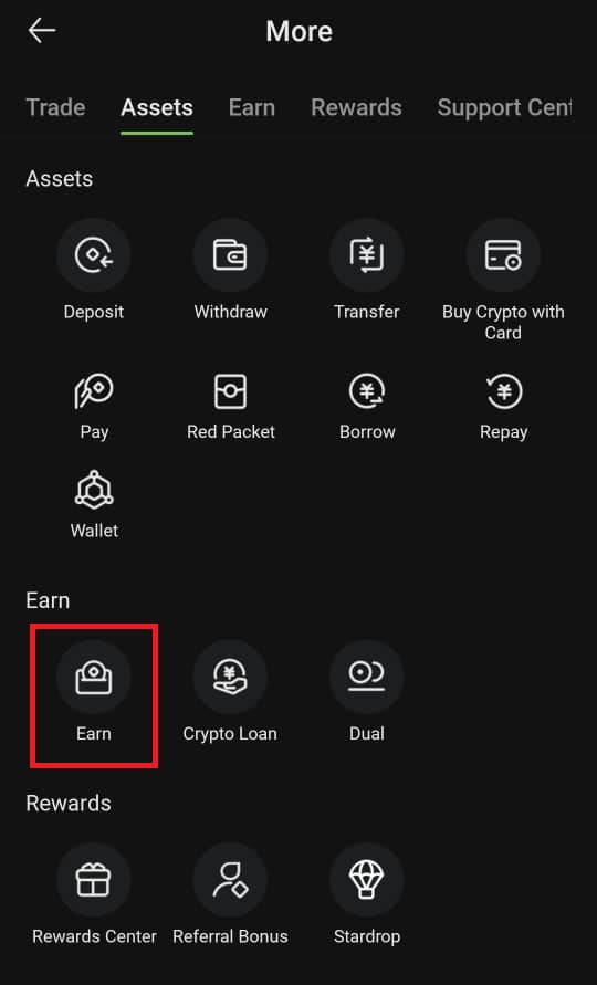 Hotcoin Earn